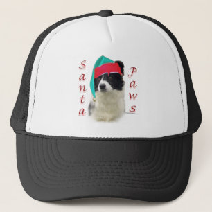 Border Collie Santa Paws Truckerkappe