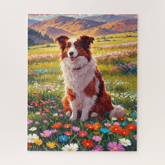 Border Collie Schäferhund (Vertikal)