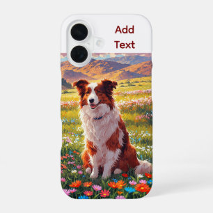 Border Collie Schäferhund iPhone 16 Hülle