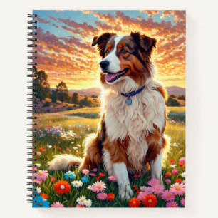 Border Collie Schäferhund Notizbuch