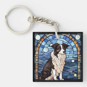 Border Collie Schlüsselanhänger