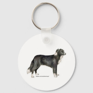Border Collie Schlüsselanhänger