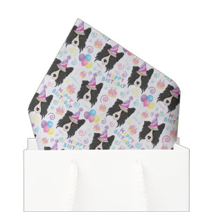 Border Collie Seidenpapier