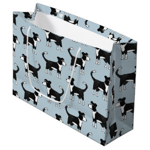 Border Collie Sheep Dog Große Geschenktüte
