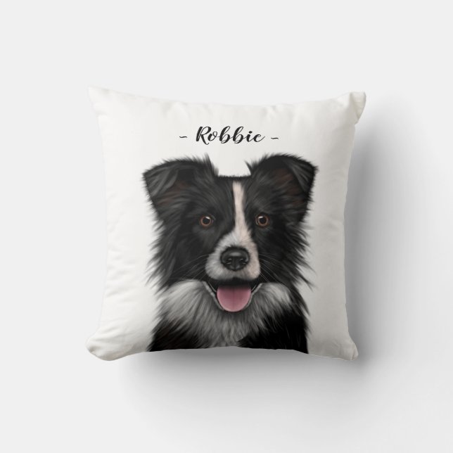 Border Collie - Sheep Dog  Kissen (Vorderseite)