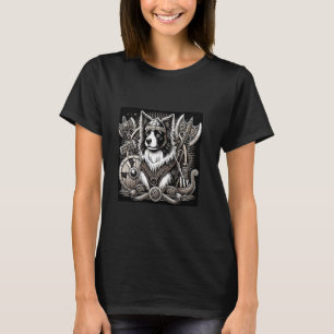 Border Collie Shirt Dog Mama Vater T-Shirt Haustie