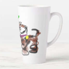 Border Collie Sonnenblumen Milchtasse