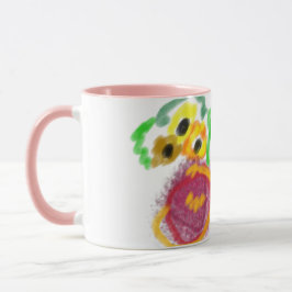 Border Collie Sonnenblumen Tasse