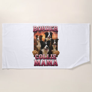 Border Collie Strandtuch