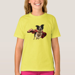 Border Collie Superhero Kid's T - Shirt