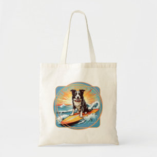 Border Collie Surferhund Tragetasche