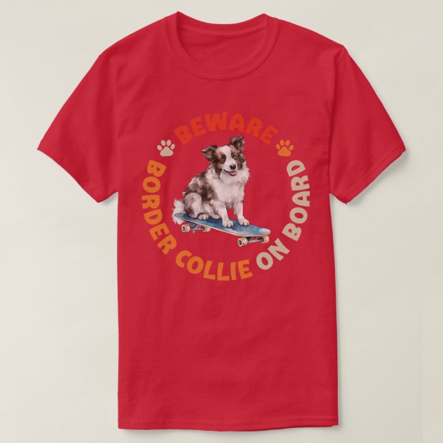 Border Collie T-Shirt (Design vorne)