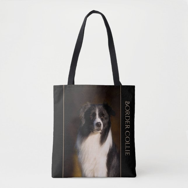 Border-Collie Tasche (Vorderseite)