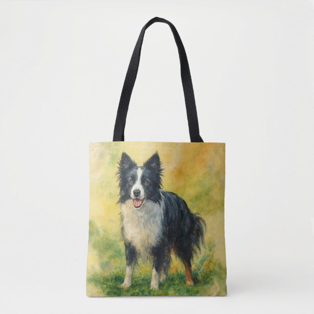 Border Collie Tasche (Vorderseite)