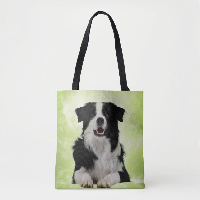 Border-Collie Tasche (Vorderseite)