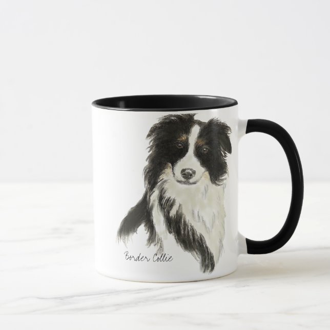 Border Collie Tasse (Rechts)