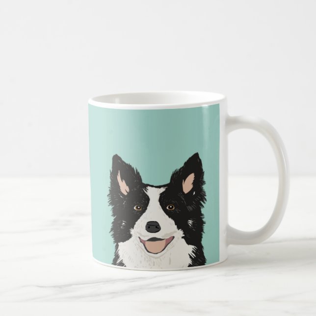 Border Collie Tasse - Niedliches Hundegeschenk für (Rechts)