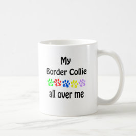 Border Collie Walks Design Kaffeetasse