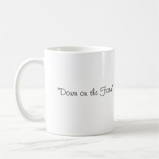 Border-Collie-Welpe Mug~ " unten auf dem Bauernhof Kaffeetasse