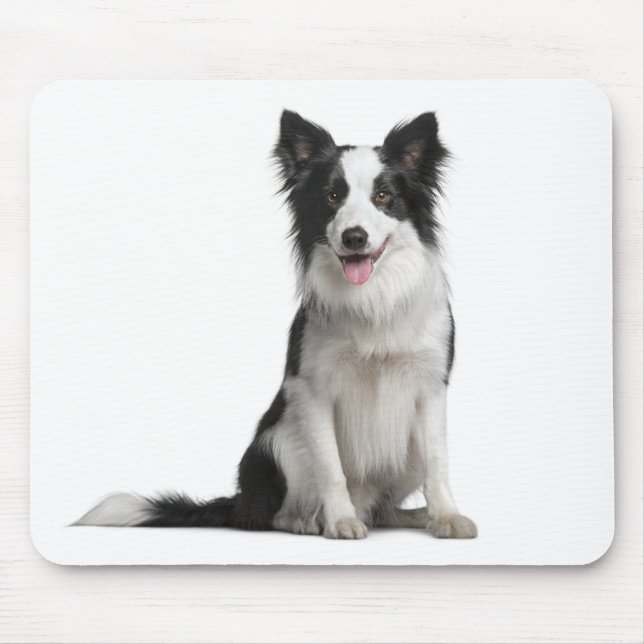 Border Collie Welpen-Mauspad Mousepad (Vorne)