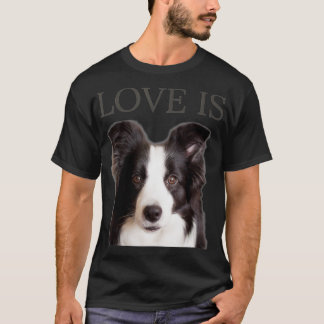 Border Collie Women Men Kinder Liebe Hund Mama Vat T-Shirt