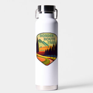 Border Route Trail Minnesota Farben Trinkflasche