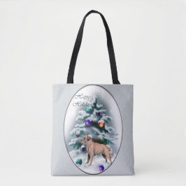 Border Terrier Christmas Tasche
