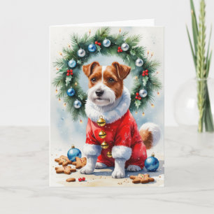 Border Terrier Dog Weihnachtsgrüßkarte Karte