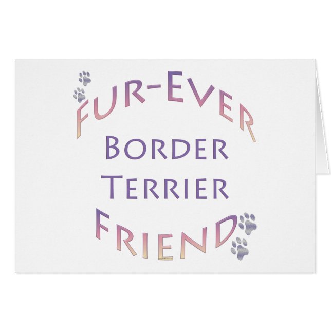 Border Terrier Furever (Vorderseite (Horizontal))