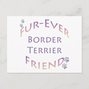 Border Terrier Furever Postkarte