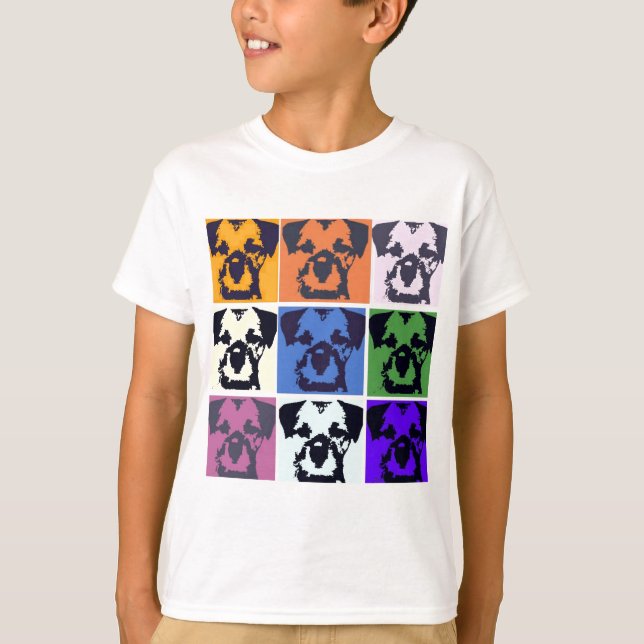 Border Terrier T-Shirt (Vorderseite)