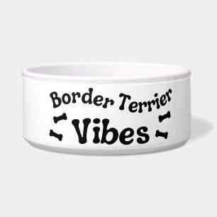 Border Terrier Vibes Keramik Dog Bowl Napf