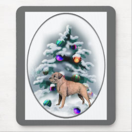 Border Terrier Weihnachtsgeschenke Mousepad