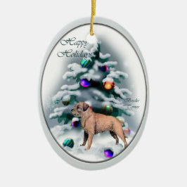 Border Terrier Weihnachtsgeschenke Ornament