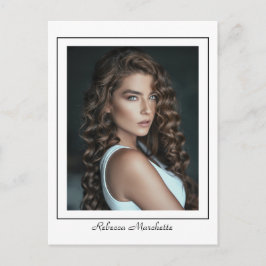 Bordered Actor Promo Photo Postcard Postkarte