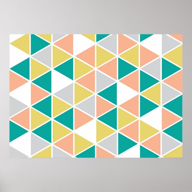 Bordered Triangle Poster (Vorne)
