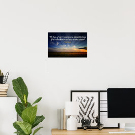 "Borderless Liebe" Inspiration Zitat Poster