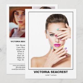 Borderline 4 Doppelseitige Modell-Comp-Karte Ankündigung