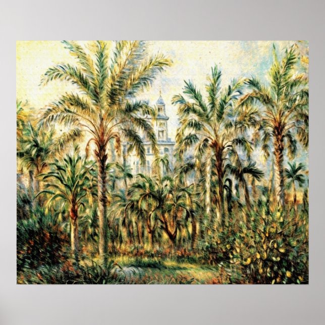 Bordighera Garden Poster (Vorne)