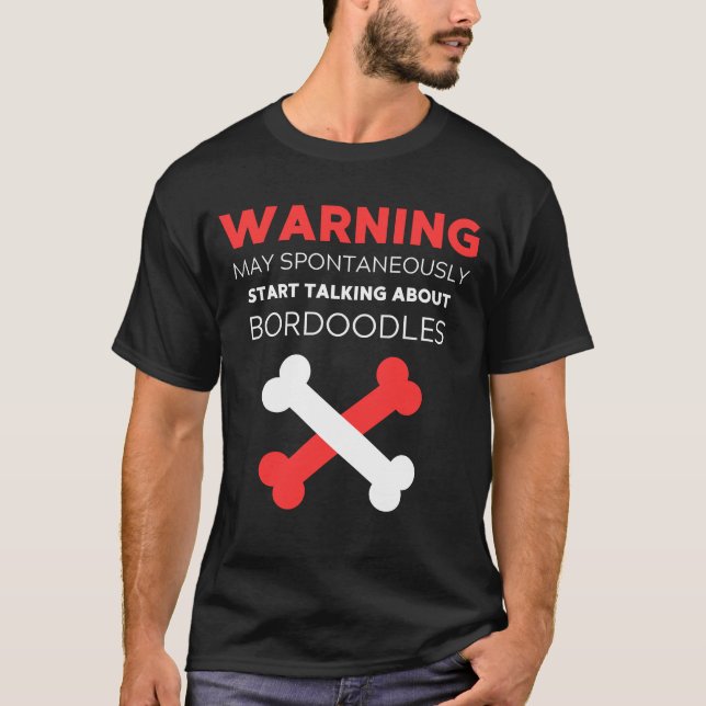 Bordoodle T-Shirt (Vorderseite)