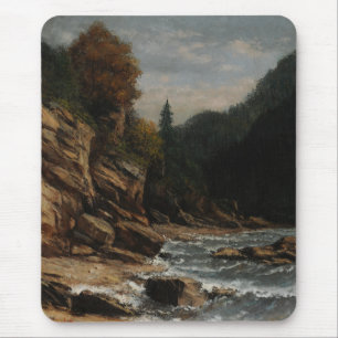 Bords du lac Léman - Gustave Courbet Mousepad