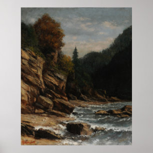Bords du lac Léman - Gustave Courbet Poster