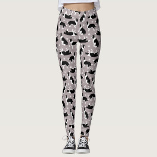 Bordure Collie et Leggings Empreintes de pattes