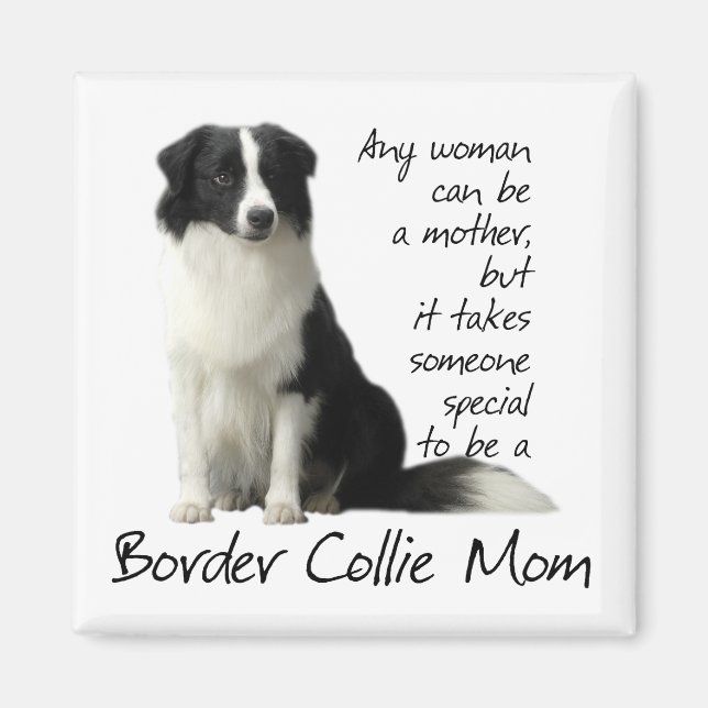 Bordure Collie Maman Magnet (Devant)