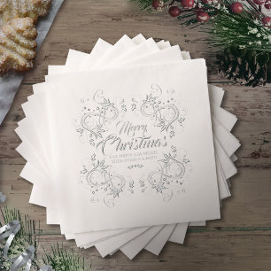 Bordure de feuillage décoratif Joyeux Noël