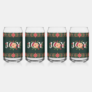 bordure florale de Noël JOIE