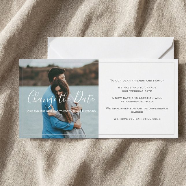 Bordure mince, photo, changer la carte de date (Thin border, photo, change the date card.)