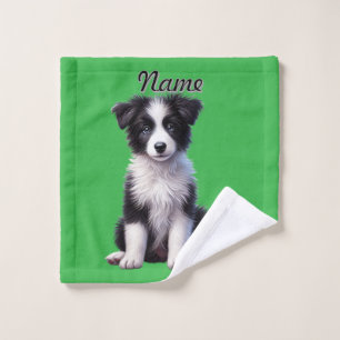 Bordure personnalisée Collie Puppy