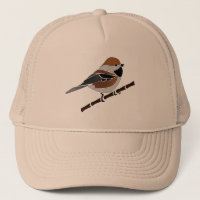 Boreal Chickadee Bird Illustriert