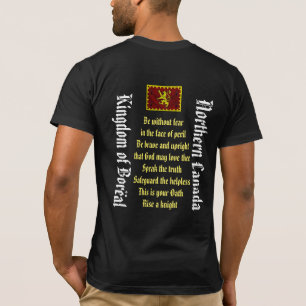 Boreal Forest Medieval Village T - Shirt